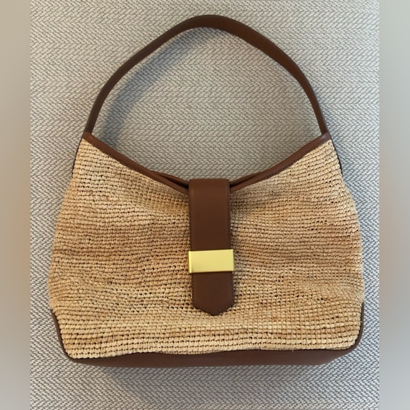 JCrew NWT Raffia Bag - Picture 2 of 16